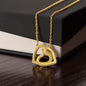 Beautiful Interlocking Hearts Necklace
