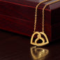Beautiful Interlocking Hearts Necklace