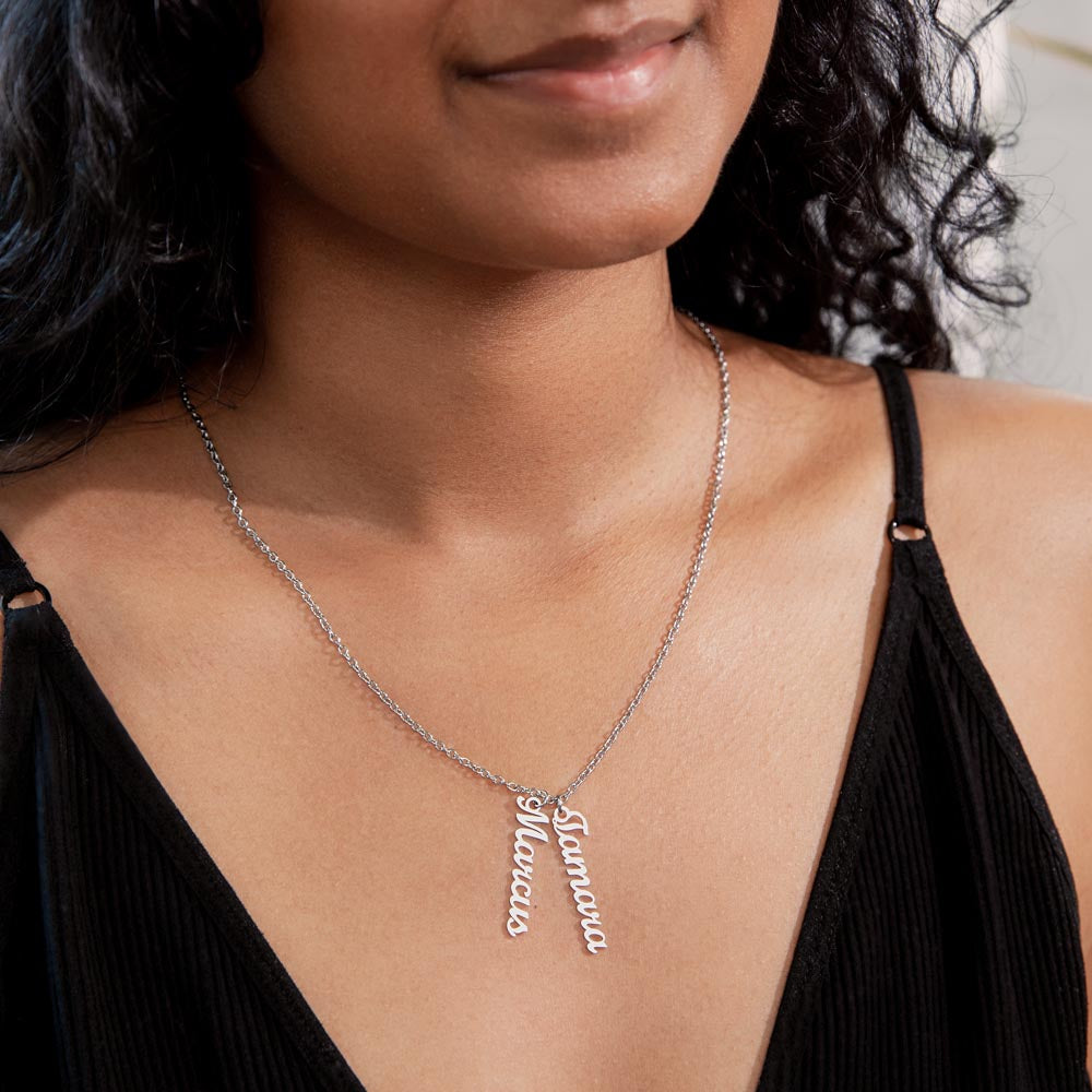 Multiple Name Personalized Name Necklace
