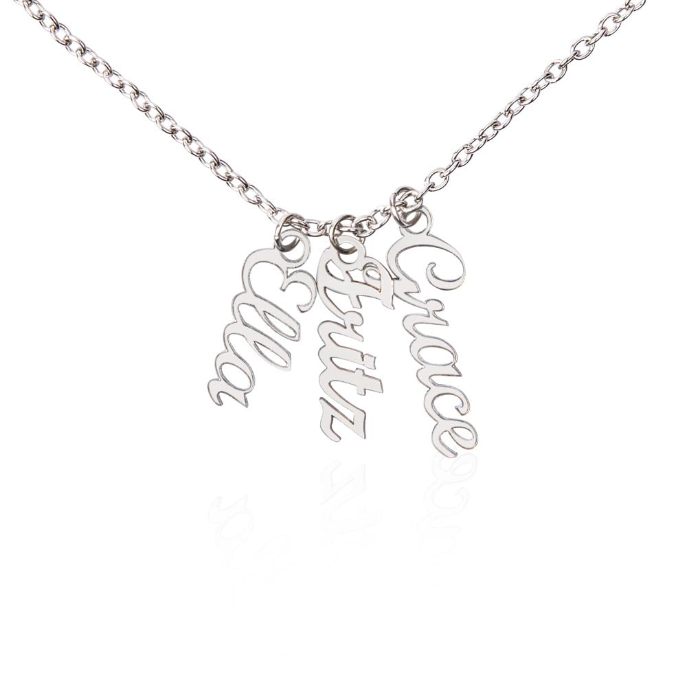 Multiple Name Personalized Name Necklace