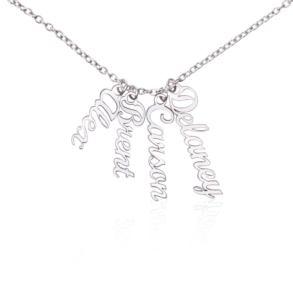 Multiple Name Personalized Name Necklace