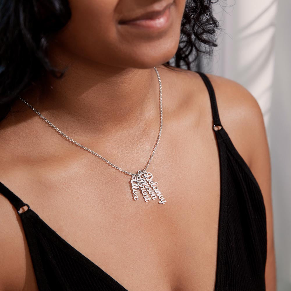 Multiple Name Personalized Name Necklace