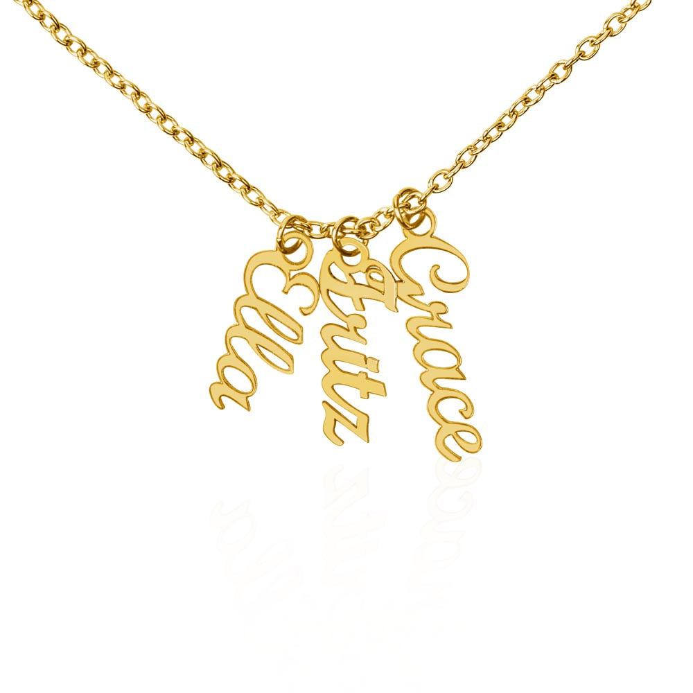 Multiple Name Personalized Name Necklace