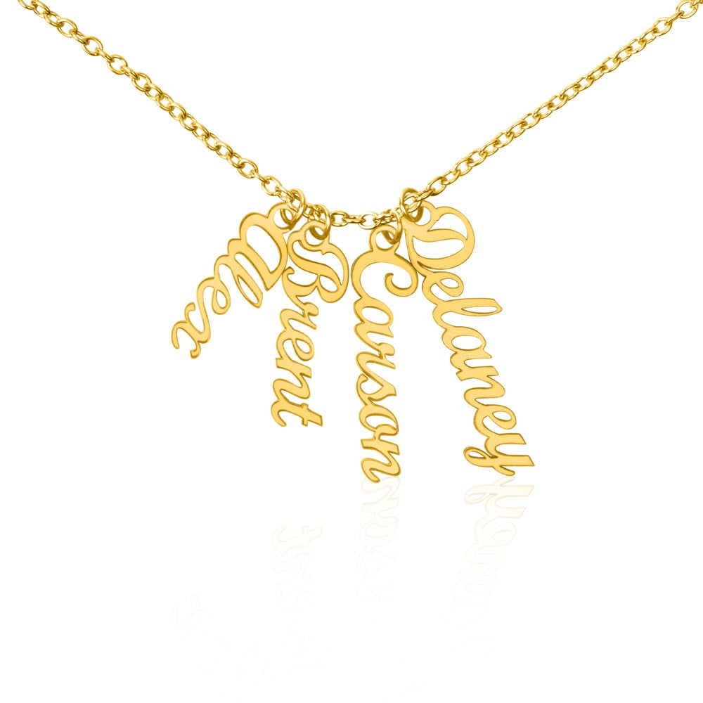 Multiple Name Personalized Name Necklace