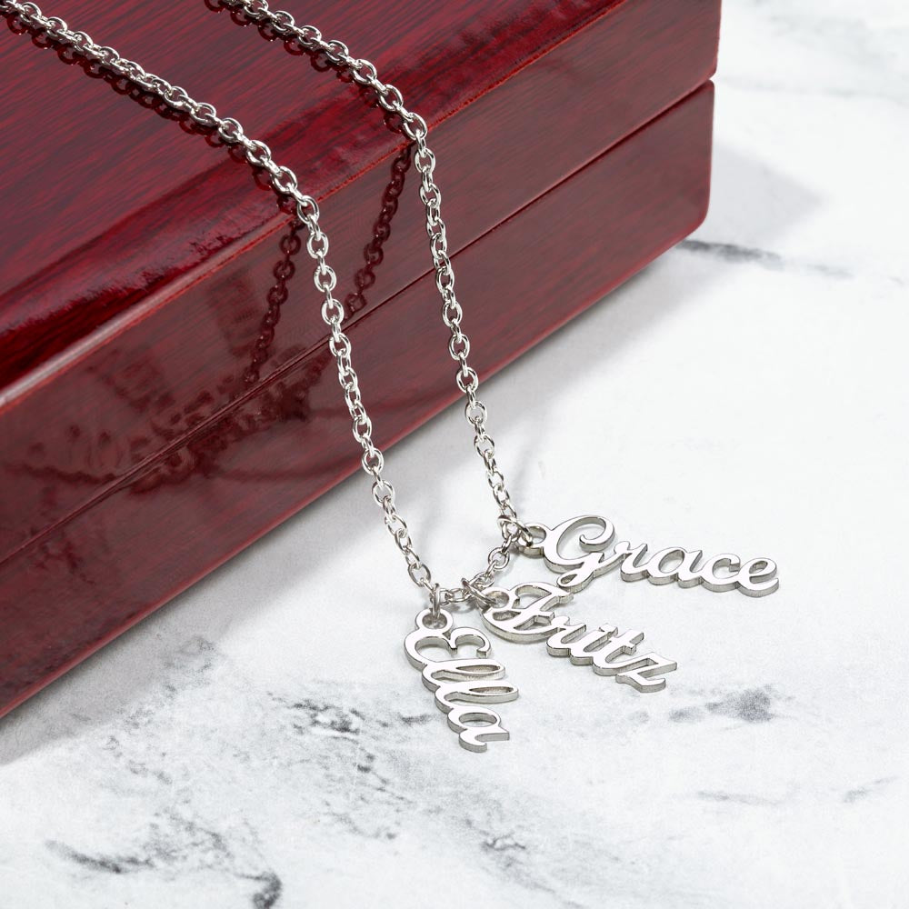 Multiple Name Personalized Name Necklace