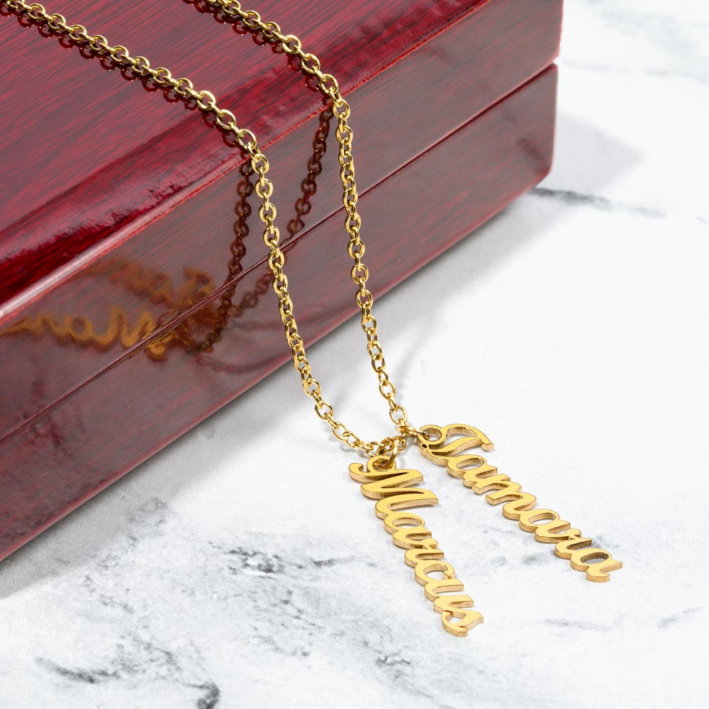 Multiple Name Personalized Name Necklace