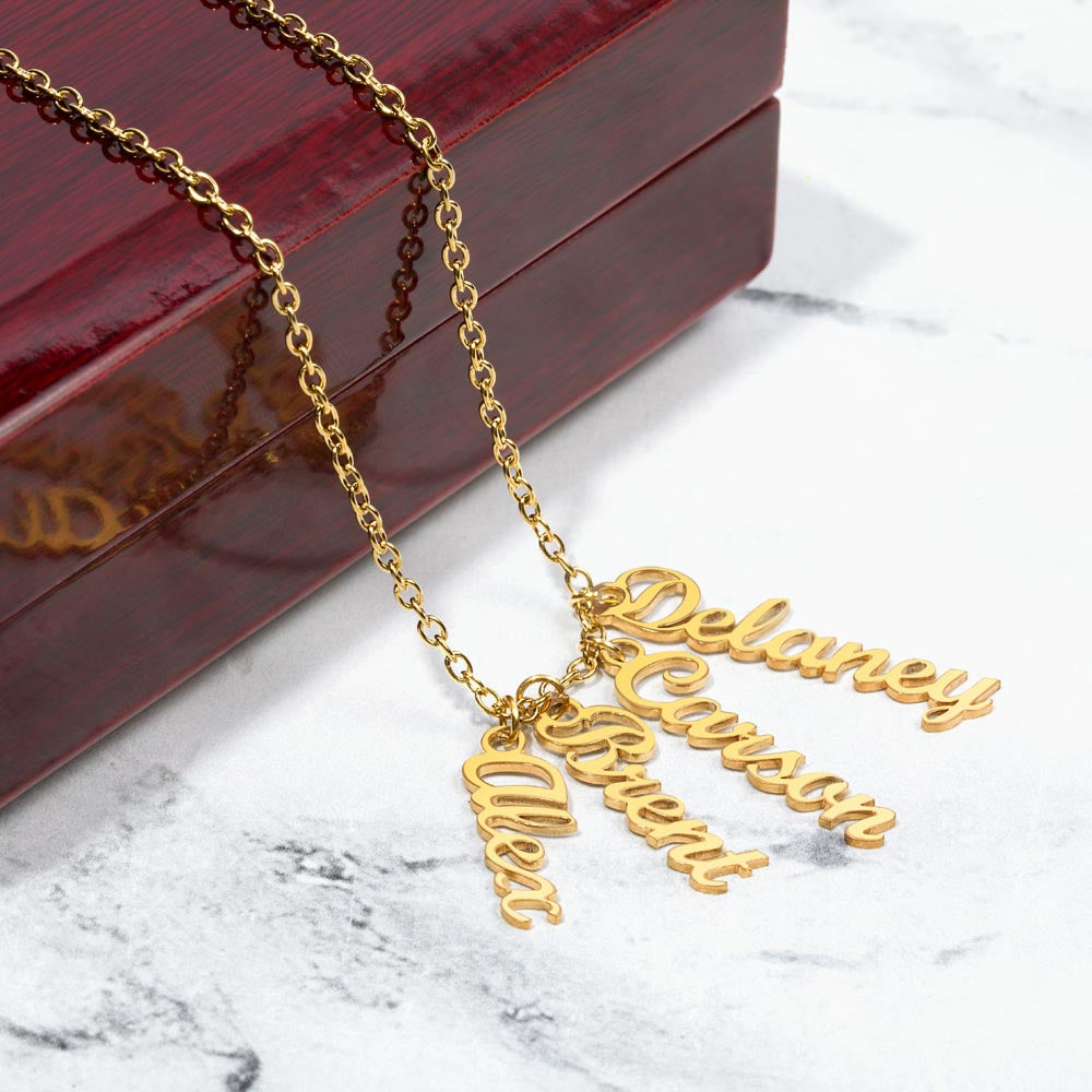 Multiple Name Personalized Name Necklace