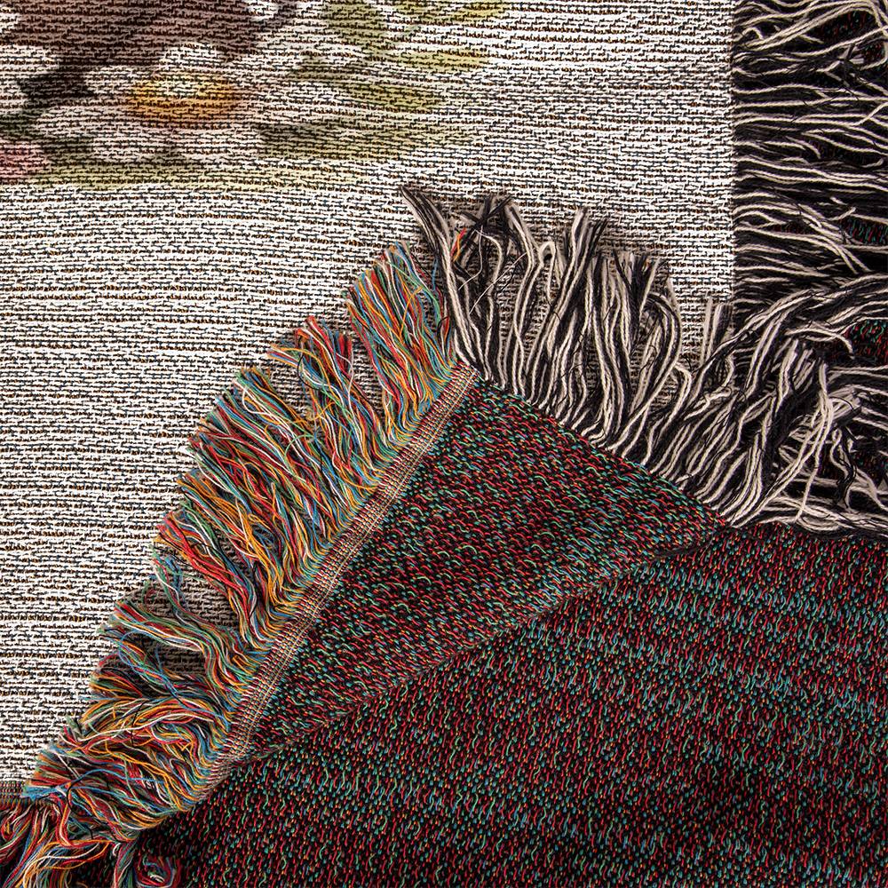 Personalized Cute Farm Animals Heirloom Woven Blanket (Portrait)