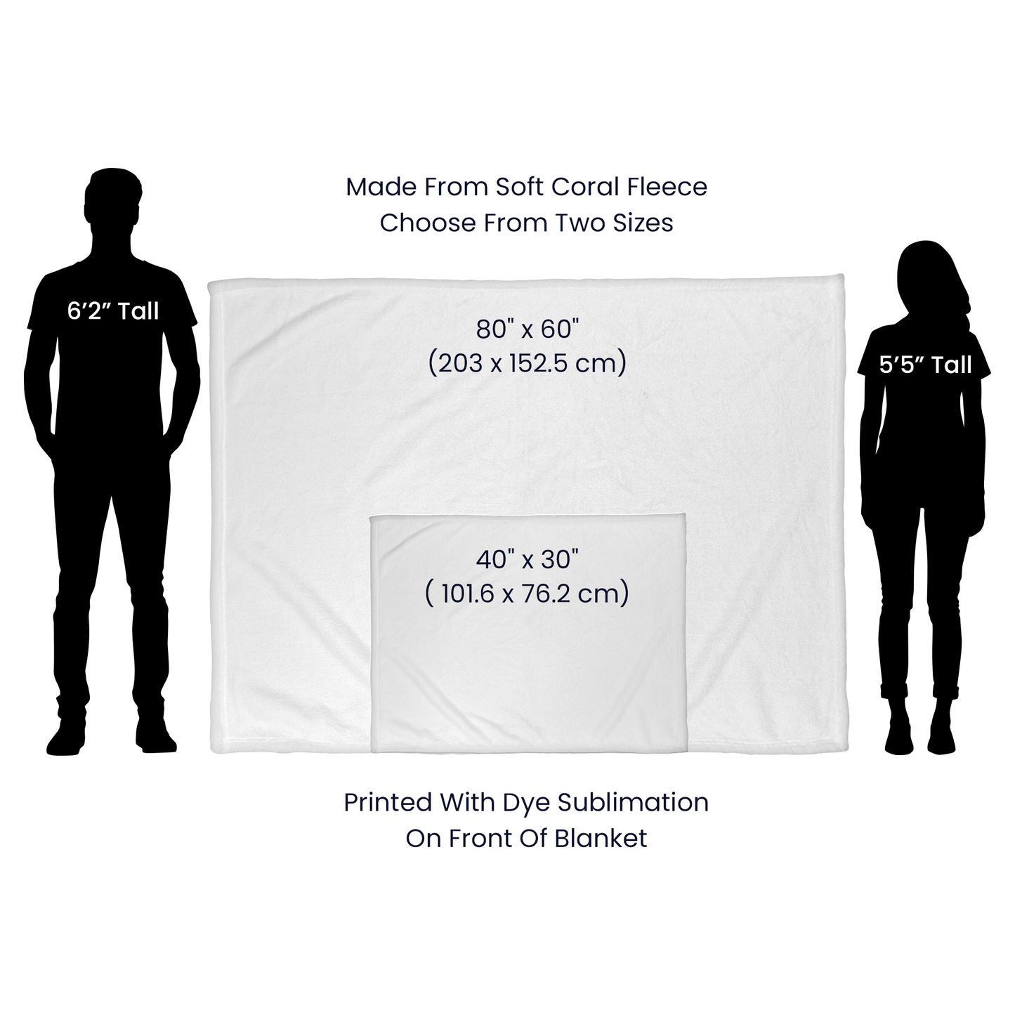 Personalized Name Pink Jersey Fleece Blanket 60" x 50"