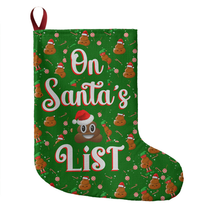 Christmas Giant Stocking Funny On Santa's List